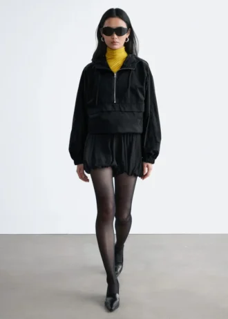 Short bouffant élastiqué