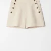 Short marin à boutons