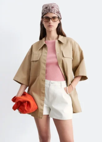 Shorts en denim décontracté