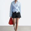 Shorts en denim décontracté