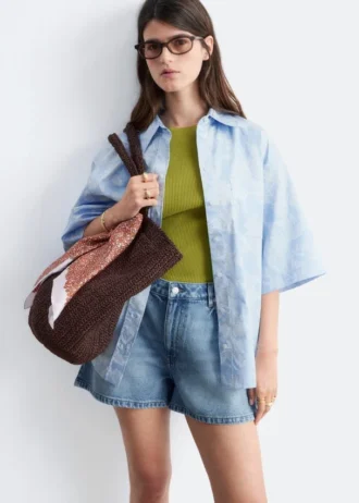Shorts en denim décontracté