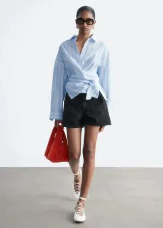 Shorts en denim décontracté