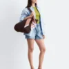 Shorts en denim décontracté