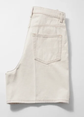 Shorts en denim à jambes larges
