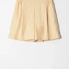 Shorts en jacquard à plis marqués