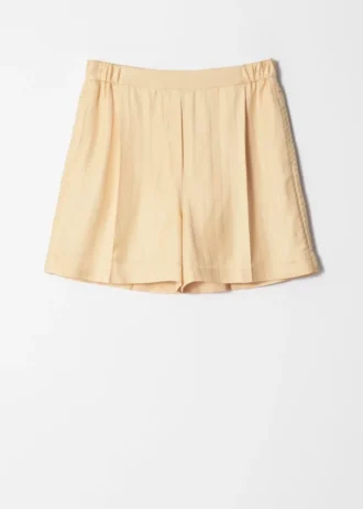 Shorts en jacquard à plis marqués