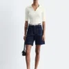Shorts en jean taille haute