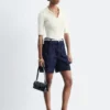 Shorts en jean taille haute