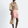 Shorts en lin ajusté