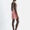 Shorts en lin ajusté
