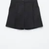 Shorts en lin ajusté