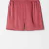 Shorts en satin à enfiler