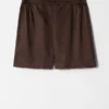 Shorts en satin à enfiler