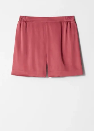 Shorts en satin à enfiler