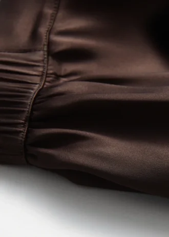 Shorts en satin à enfiler