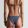 Haut de bikini triangle froncé