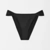Slip de bikini froncé
