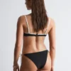 Haut de bikini bandeau à nouer sur le devant