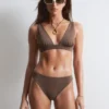 Slip de bikini taille haute