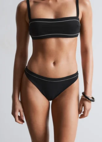 Slip de bikini taille haute