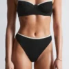 Slip de bikini taille haute