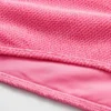 Slip de bikini taille haute texturé