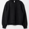 Sweat-shirt brodé de strass