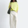 Sweat-shirt oversize en jersey de coton