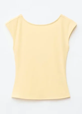 T-shirt ajusté à dos nu