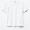 T-shirt à col rond en coton