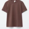 T-shirt à col rond en coton