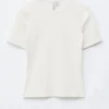 T-shirt côtelé