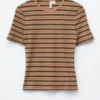 T-shirt côtelé