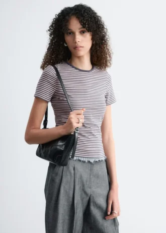 T-shirt en jersey coupe ajustée