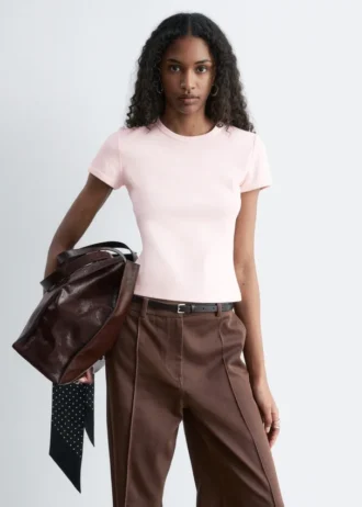 T-shirt en jersey coupe ajustée