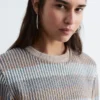T-shirt en maille côtelée
