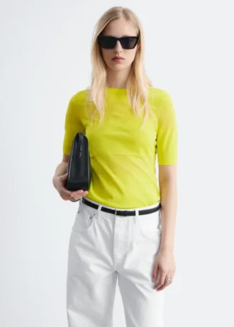 T-shirt en maille fine