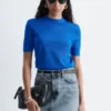 T-shirt en maille fine