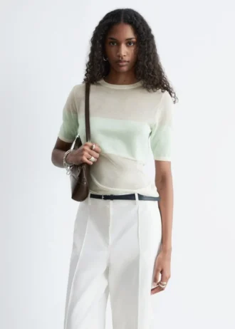 T-shirt en maille fine