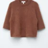 T-shirt en maille mélangée mohair