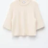 T-shirt en maille mélangée mohair