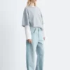 T-shirt oversize en coton rayé