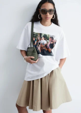 T-shirt oversize imprimé