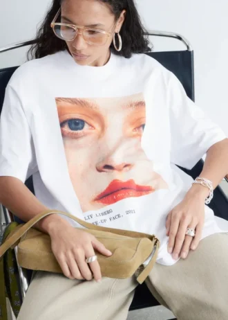 T-shirt oversize imprimé