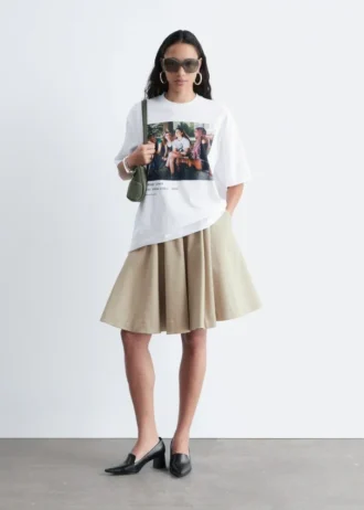 T-shirt oversize imprimé