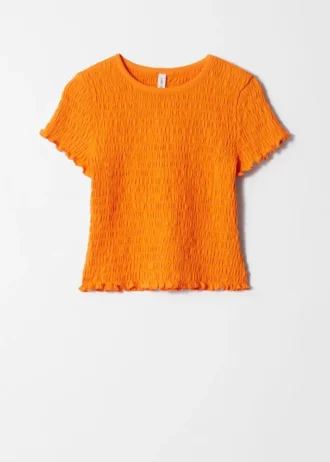 T-shirt smocké