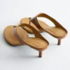 Talons bobines en cuir