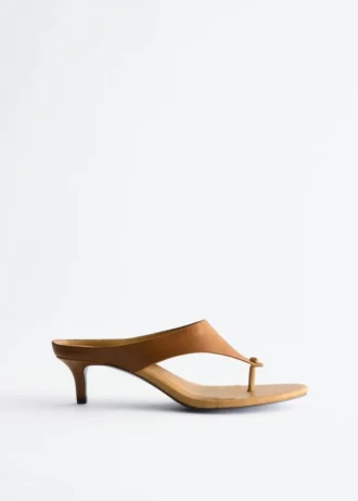 Talons bobines en cuir