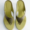 Talons bobines en cuir