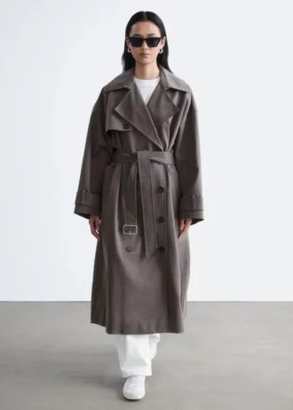 Trench-coat croisé